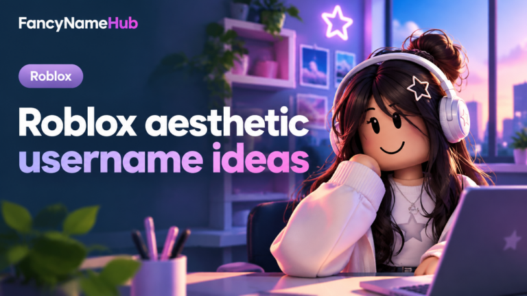 Roblox aesthetic username ideas featured poster