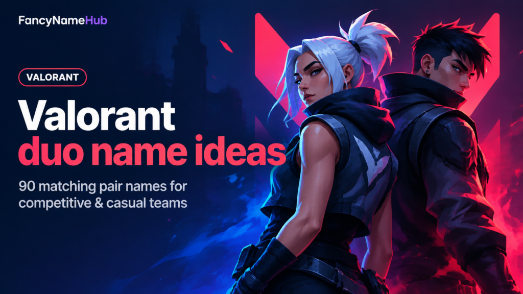 Valorant duo name ideas featured poster