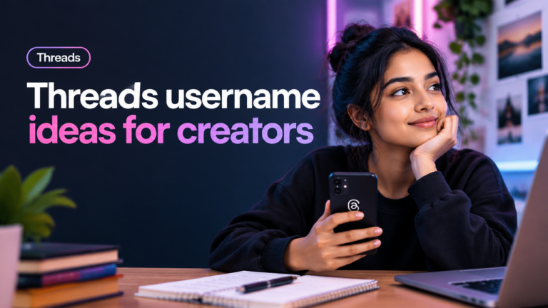 Threads username ideas for creators featured poster